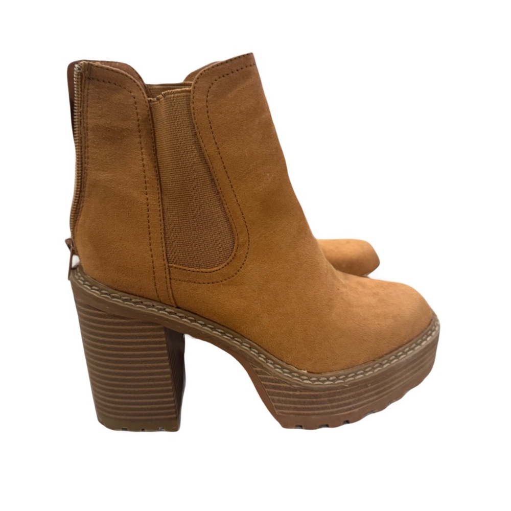 Madden Girl Brown Heeled Boots